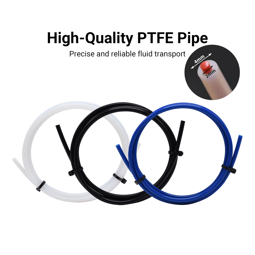 Ptfe Tape Thread - หลอด PTFE ความยาว1เมตร MK8 2x4มม. หัวฉีดเครื่องอัดรีดปลายร้อน1.75มม.