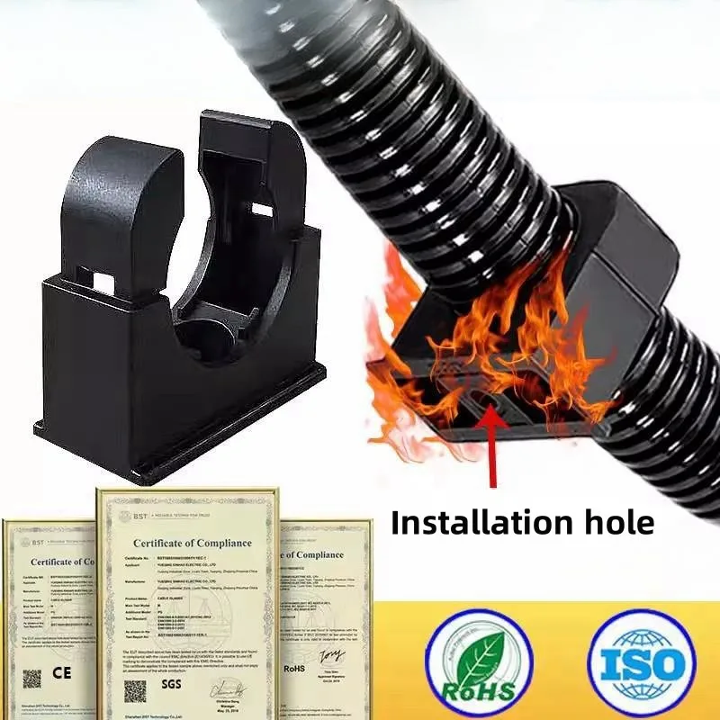 Drain Pipe Clip - 10 ชิ้นท่อพลาสติกคลิปสูบลมท่อ Hoop buckle จํากัดหลอด Clamp