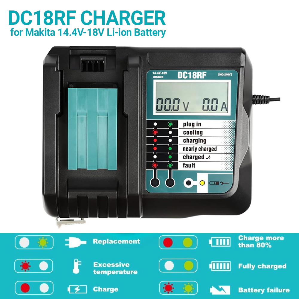DC18RF Li-Ion Super Fast Charg - Makita Drill Hp1640 บทวิจารณ์และราคา