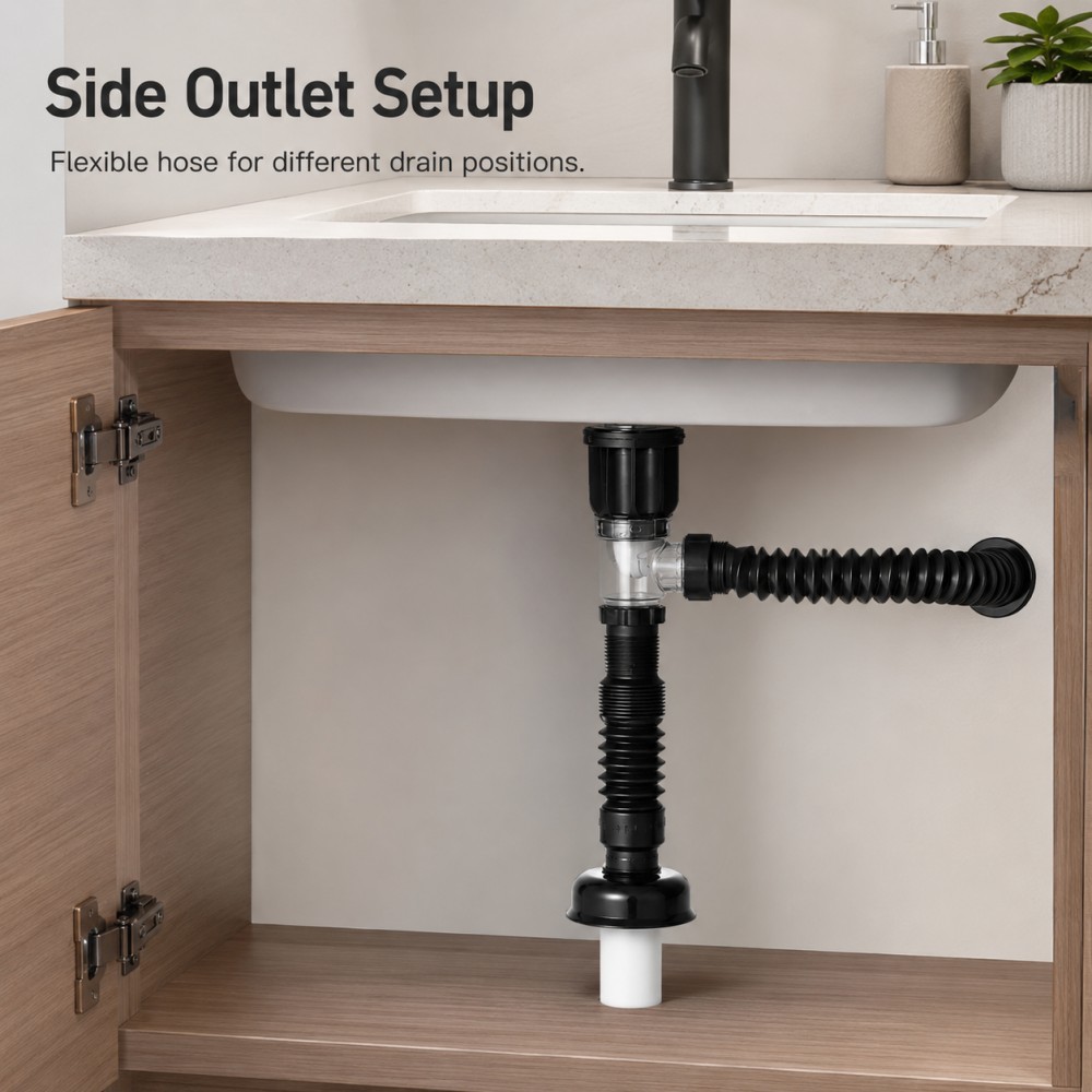 ชุดท่อระบายน้ำอ่างล้างหน้าในห้ - Drain Pipe Clip บทวิจารณ์และราคา